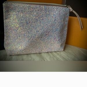 Sephora Glittery Cosmetic Bag - Multicolor Sparkle NWOT